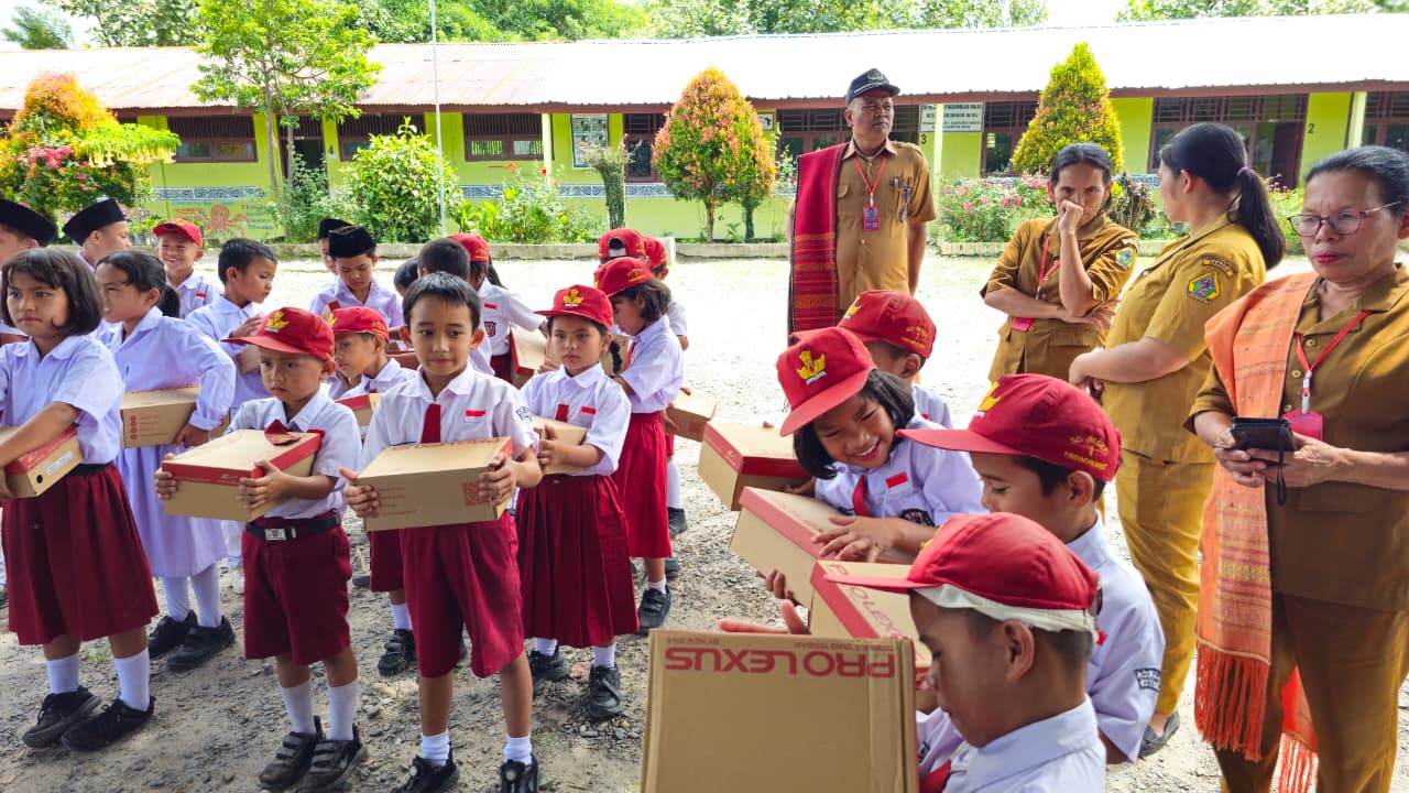 Salam literasi dari SD N 5 Pamutaran Palipi